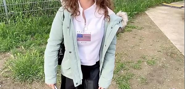  GERMAN SCOUT - ANAL DEFLORATION SEX FOR CURLY HAIR TEEN JULIA BACH AT PICKUP CASTING